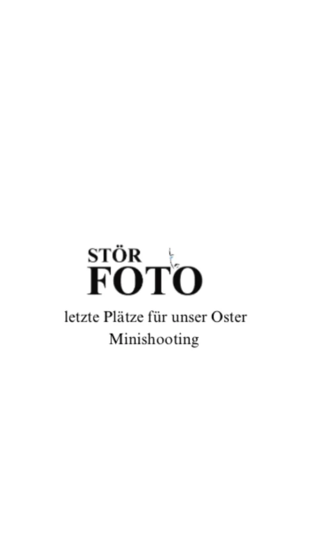 Letzte Plätze für unser Oster-Minishooting!

Am 29. März hast du die Chance auf wunderschöne Osterbilder – egal ob für dich, deine Familie oder als Geschenk! 🎀 

✨ Was dich erwartet:
✅ Kurzes, entspanntes Shooting in frühlingshafter Atmosphäre 
✅ Professionelle Bilder als Erinnerung oder Geschenk 
✅ Liebevolle Details & eine besondere Osterstimmung 

📅 Nur noch wenige Plätze verfügbar! Melde dich schnell per DM oder direkt bei uns, um deinen Termin zu sichern. 

Wir freuen uns auf dich! 💛 

#OsterShooting #Minishooting #Frühlingsgefühle #Familienfotos #Ostererinnerungen #StörFoto